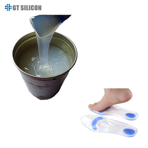 Borracha de silicone líquido macio para fabricação de moldagem de sola de sapato 